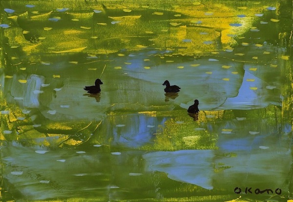 池の小鳥