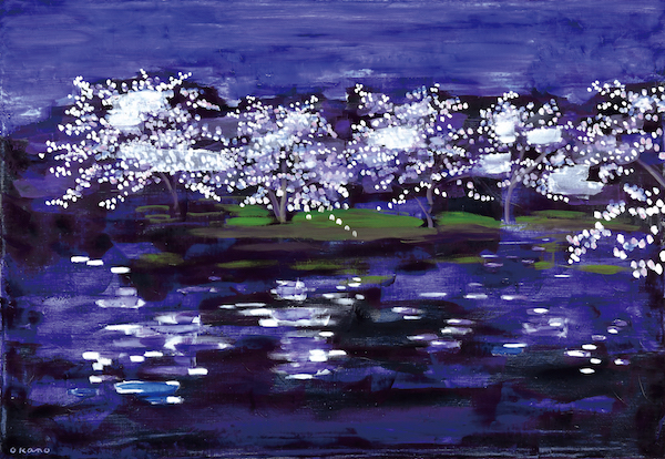 夜桜