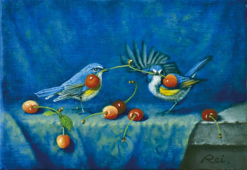 分かち合い-ルビとタキとさくらんぼ-