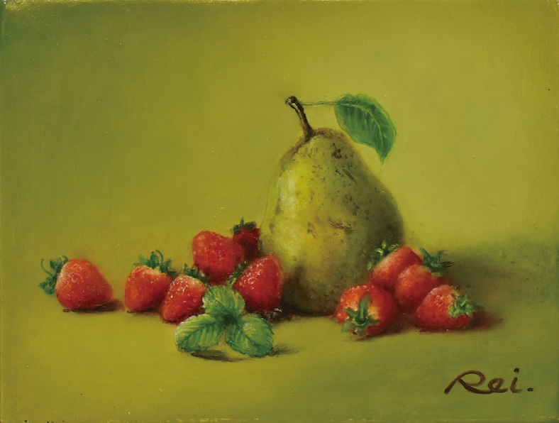 洋梨と苺