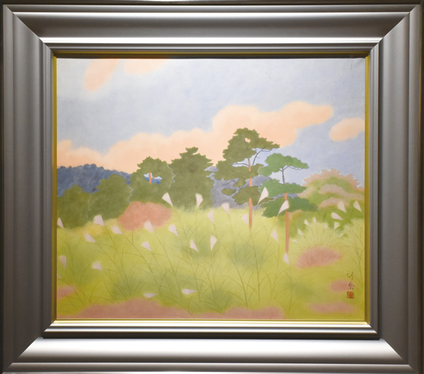 小野竹喬「夕雲」