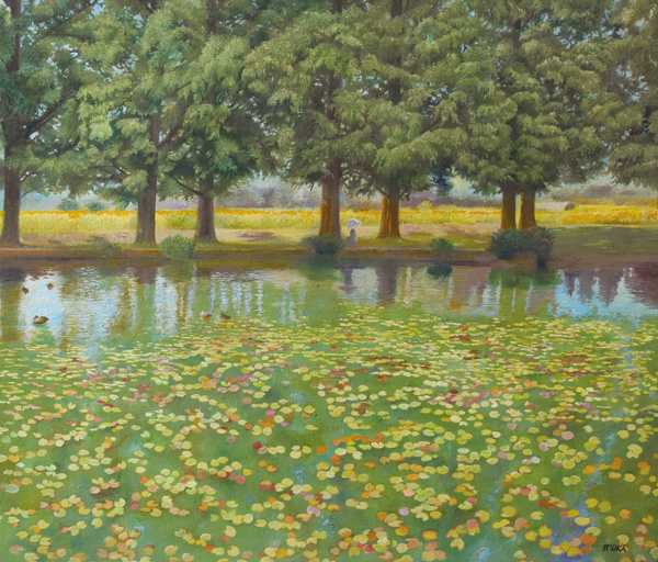 松沢 真紀「蓮流れ」