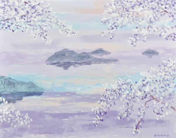 岡野 博 「春霞」