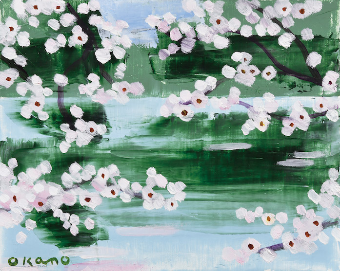 水辺の桜