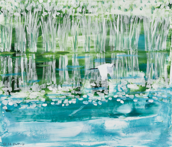 岡野 博 「白い鳥」