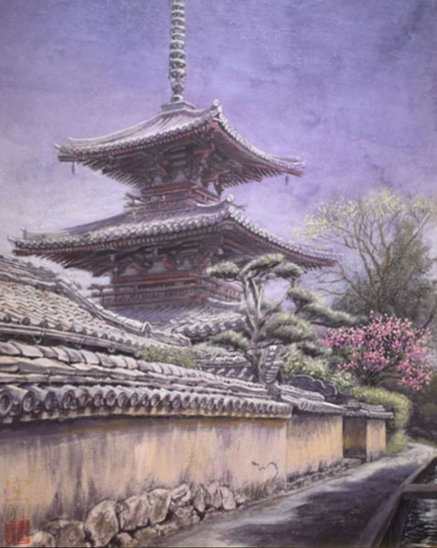 棚町宣弘「法輪寺　凛と」