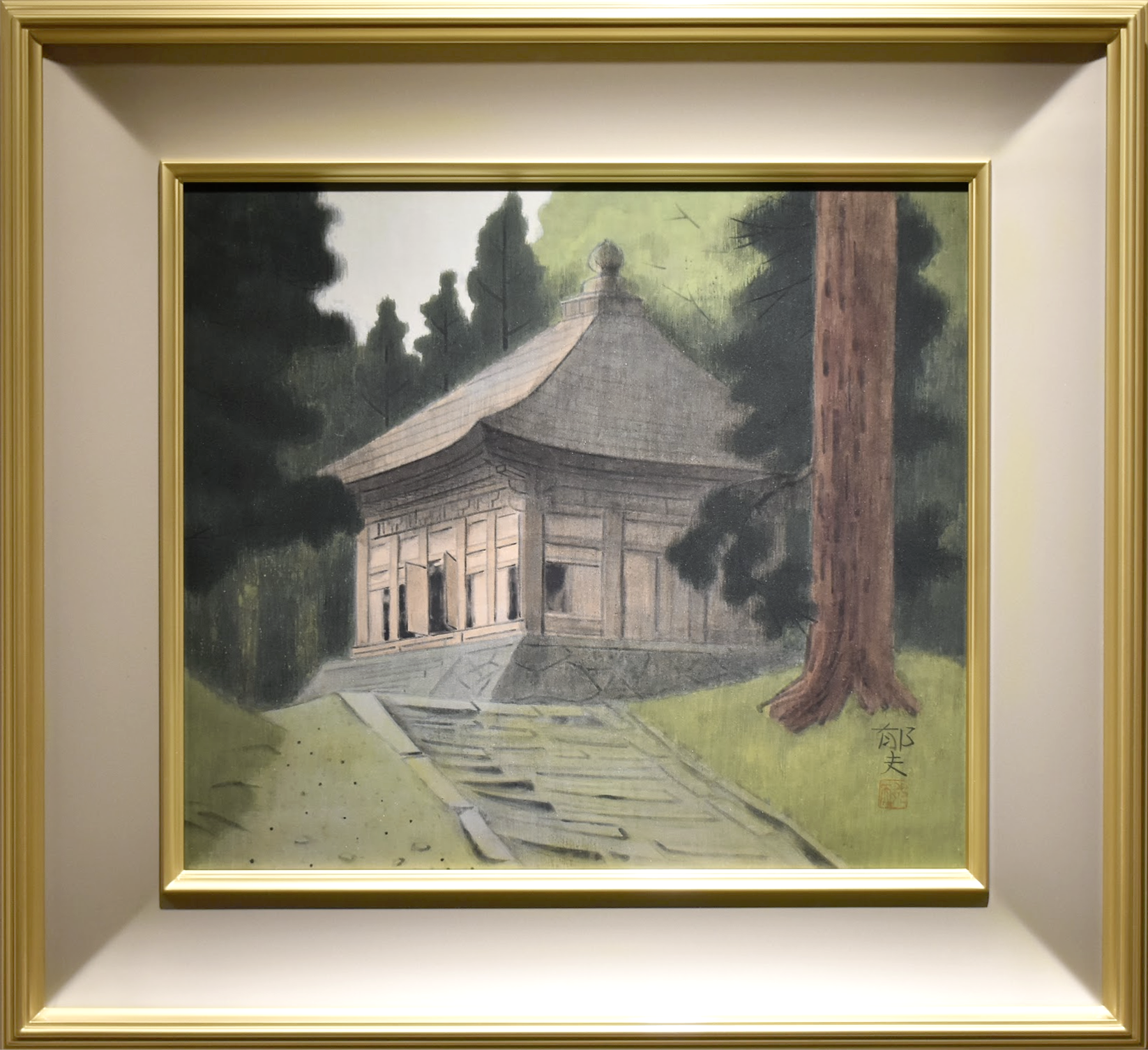 平山郁夫「中尊寺金色堂」 